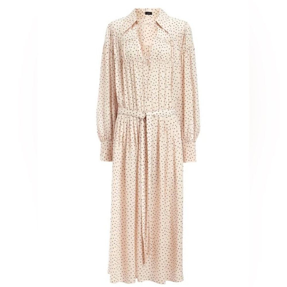 Joseph Heart Spot Crosby dress made of silk